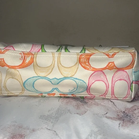 Coach L0671-10673 Multicolor Purse Authentic - Picture 4 of 4